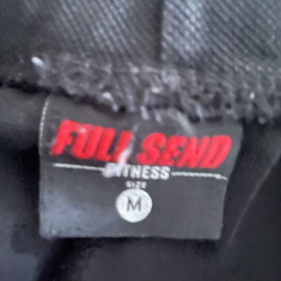 Rare Nelk Boys Full Send Fitness Black Men’s Shorts Size Medium - Picture 3 of 4